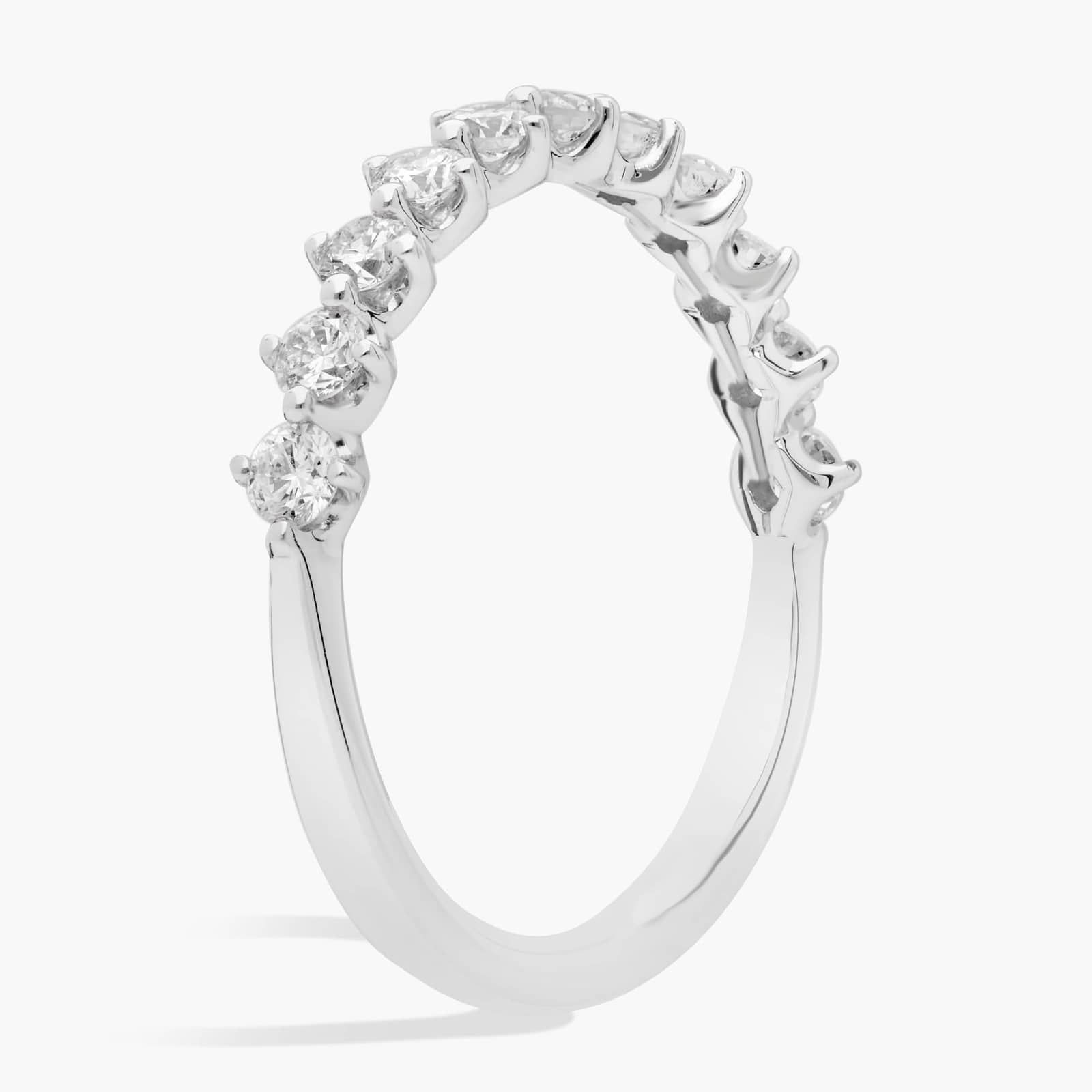 Compass Set Diamond Ring in 14K White Gold (1/2 ct. tw.)