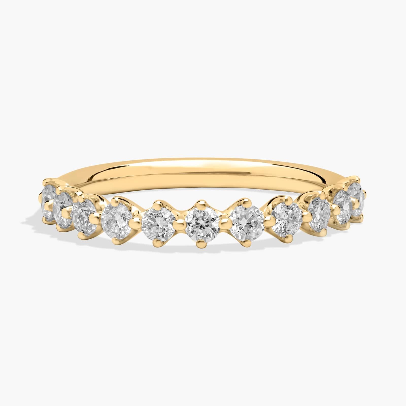 Compass Set Diamond Ring in 14K Yellow Gold (1/2 ct. tw.)