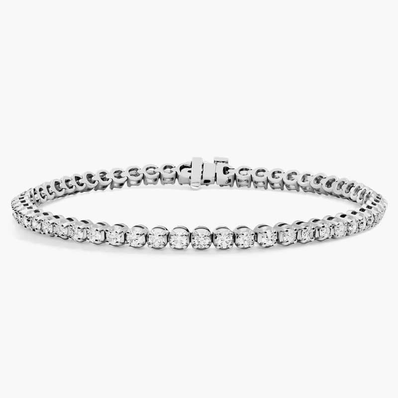 Diamond Tennis Bracelet in 14k White Gold (3 ct. tw.)