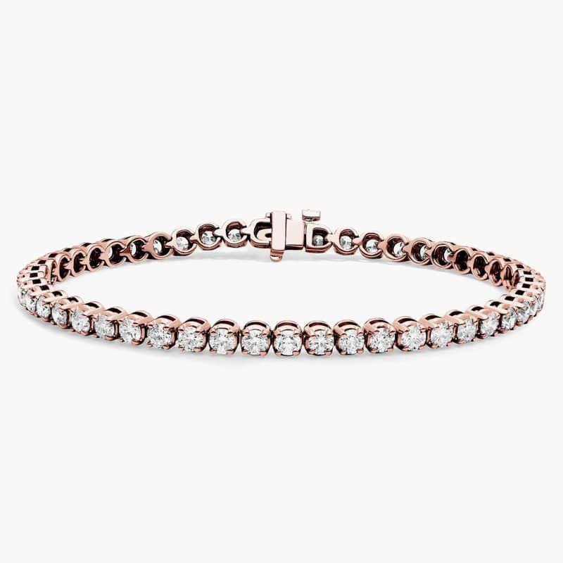 Diamond Tennis Bracelet in 14k Rose Gold (5 ct. tw.)