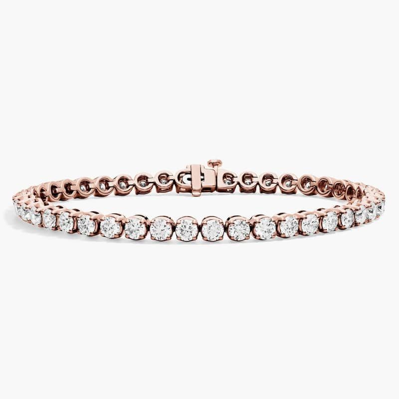 Diamond Tennis Bracelet in 14k Rose Gold (7 ct. tw.)