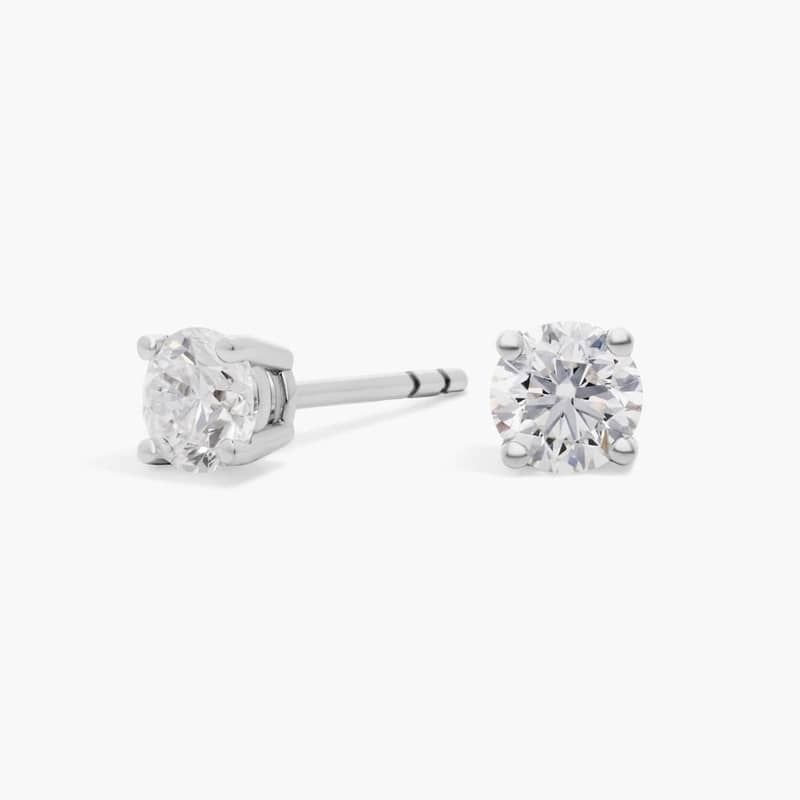 Diamond Earrings in Platinum (3/4 ct. tw.)