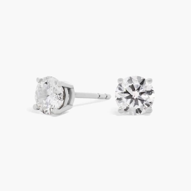Diamond Stud Earrings in 14k White Gold (1 1/4 ct. tw.)