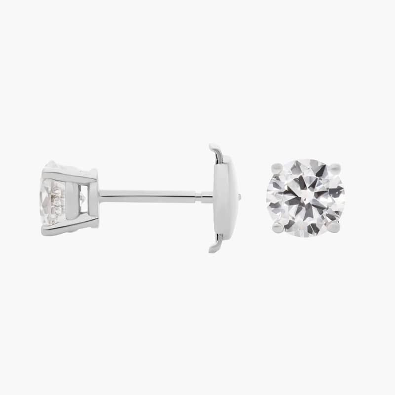 Diamond Stud Earrings in 14k White Gold (1 1/4 ct. tw.)