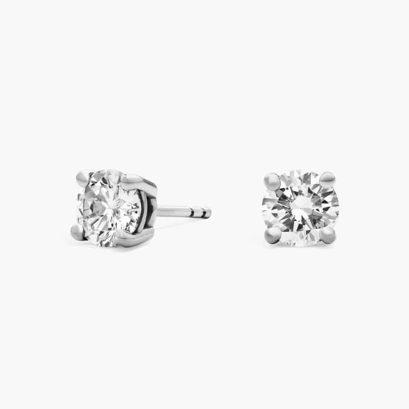 Diamond Stud Earrings in 14k White Gold (1 1/2 ct. tw.)