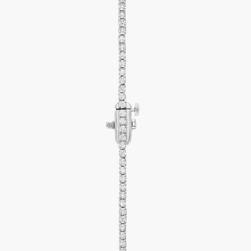 22 " Straight Diamond Eternity Necklace In Platinum (5 Ct. tw. - H-I / SI1-SI2)