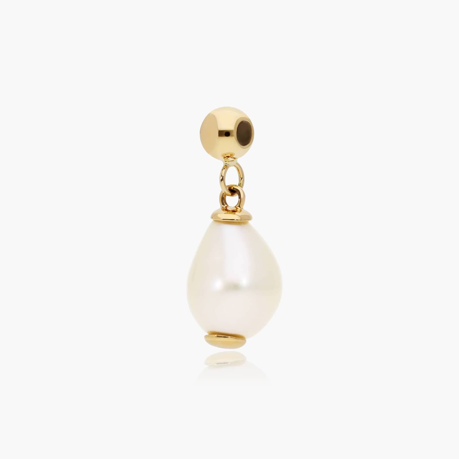14K Yellow Gold Baroque Pearl Charm By James Allen