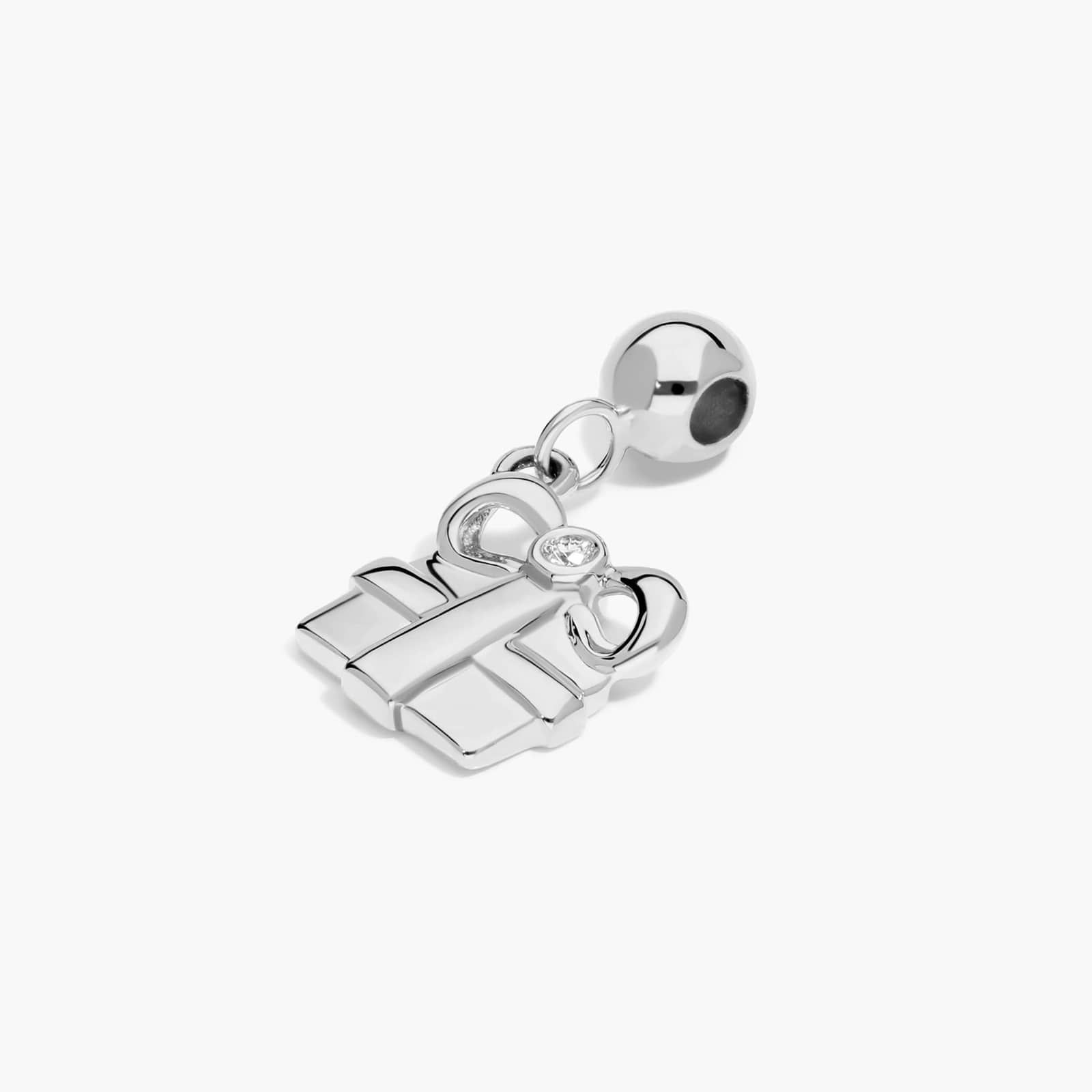 Gift Box Charm In 14K White Gold By James Allen