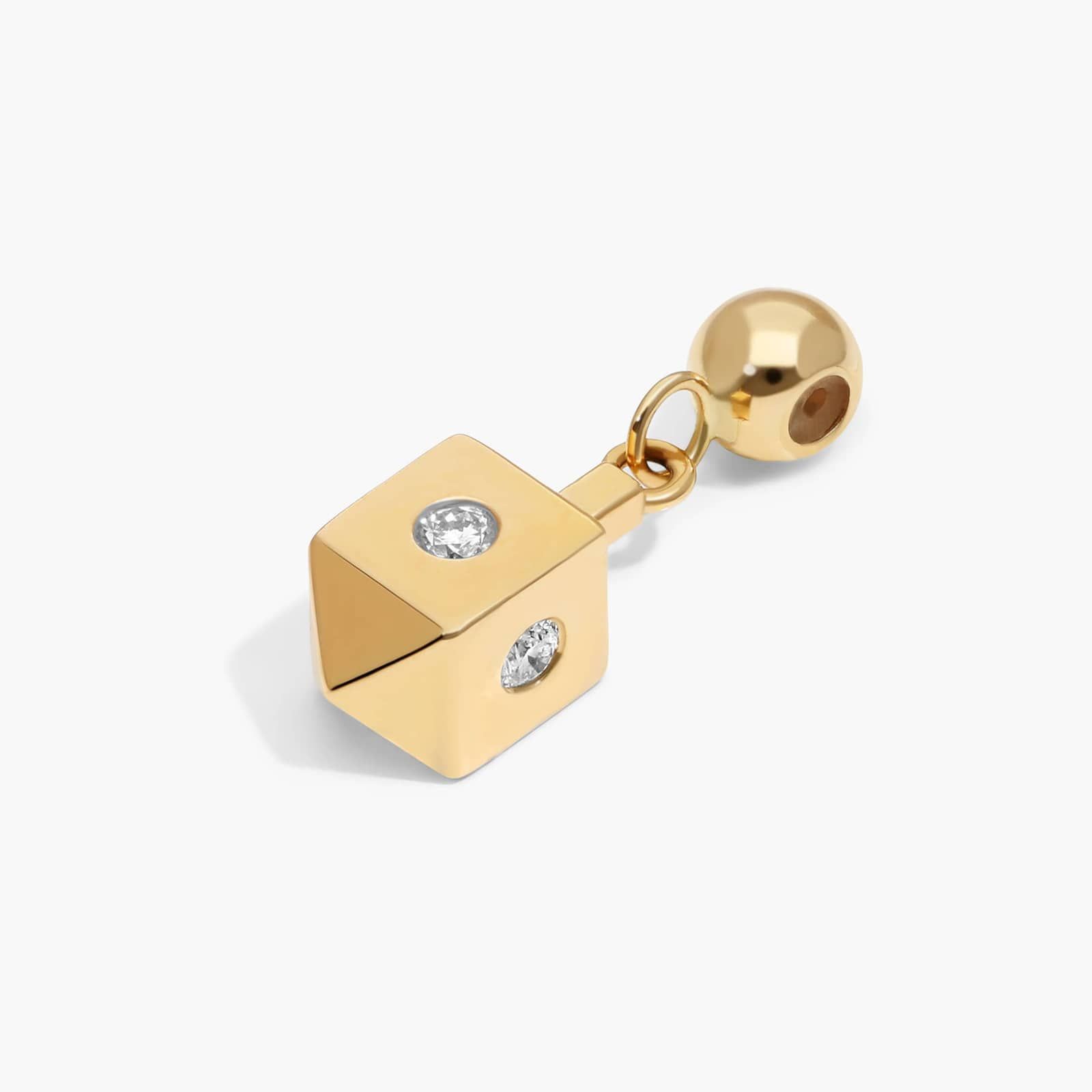 Dreidel Charm In 14K Yellow Gold By James Allen