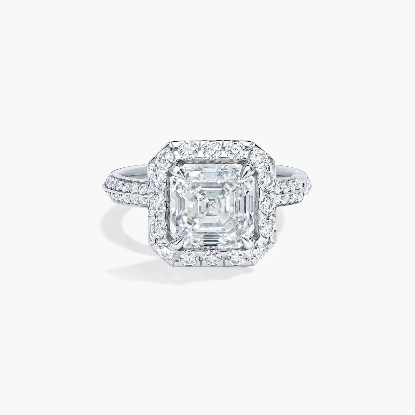 SIX BY ROYAL ASSCHER, Royal Asscher Cut Pave Ring