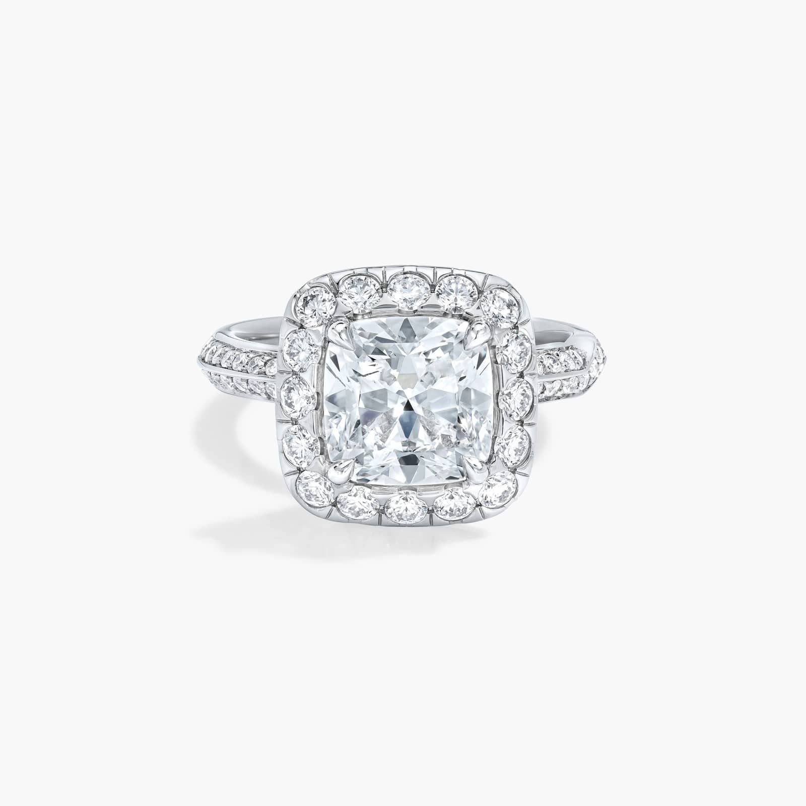 SIX BY ROYAL ASSCHER, Royal Asscher Cushion Pave Ring