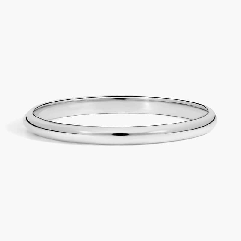 Classic Wedding Ring in Platinum (2mm)