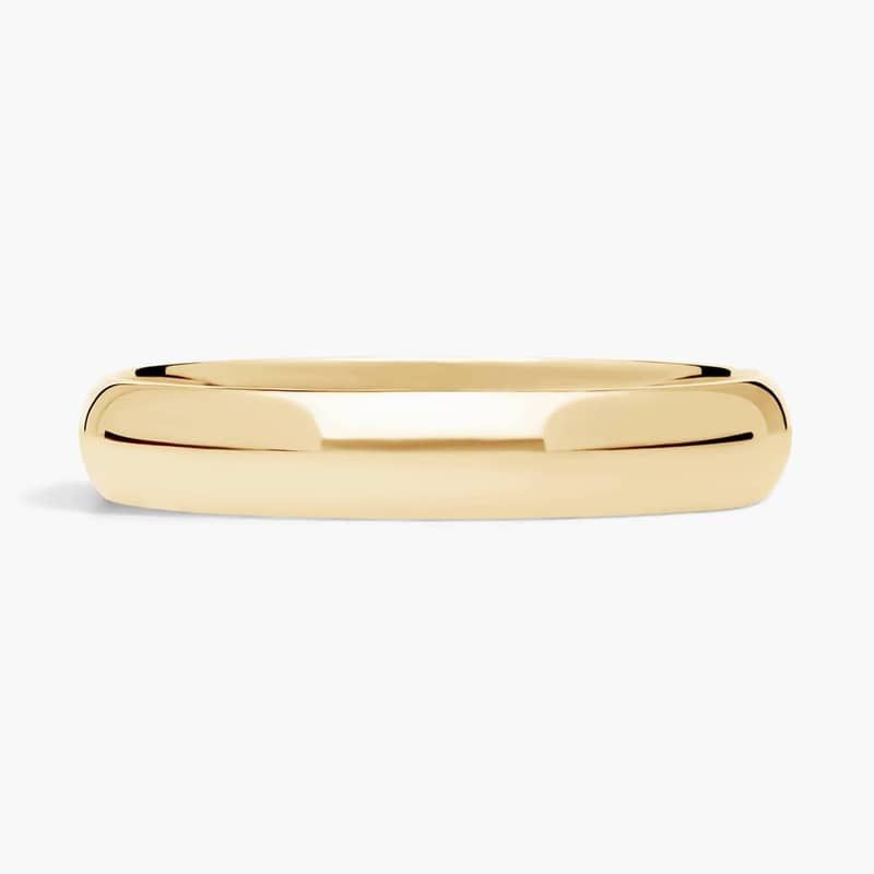 Classic Wedding Ring in 14k Yellow Gold (4mm)