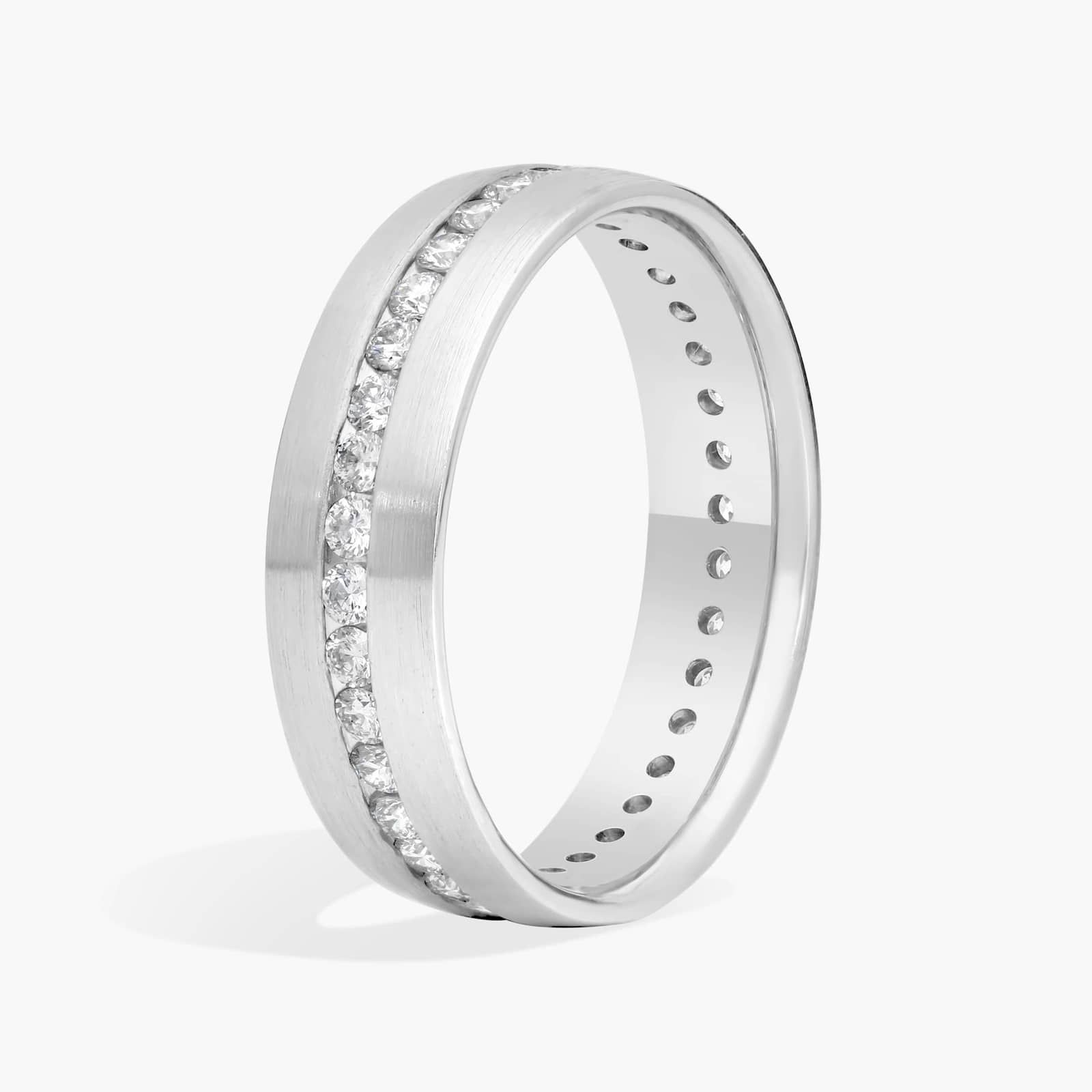 Channel-Set Diamond Eternity Ring in Platinum (6 mm, 7/8 ct. tw.)
