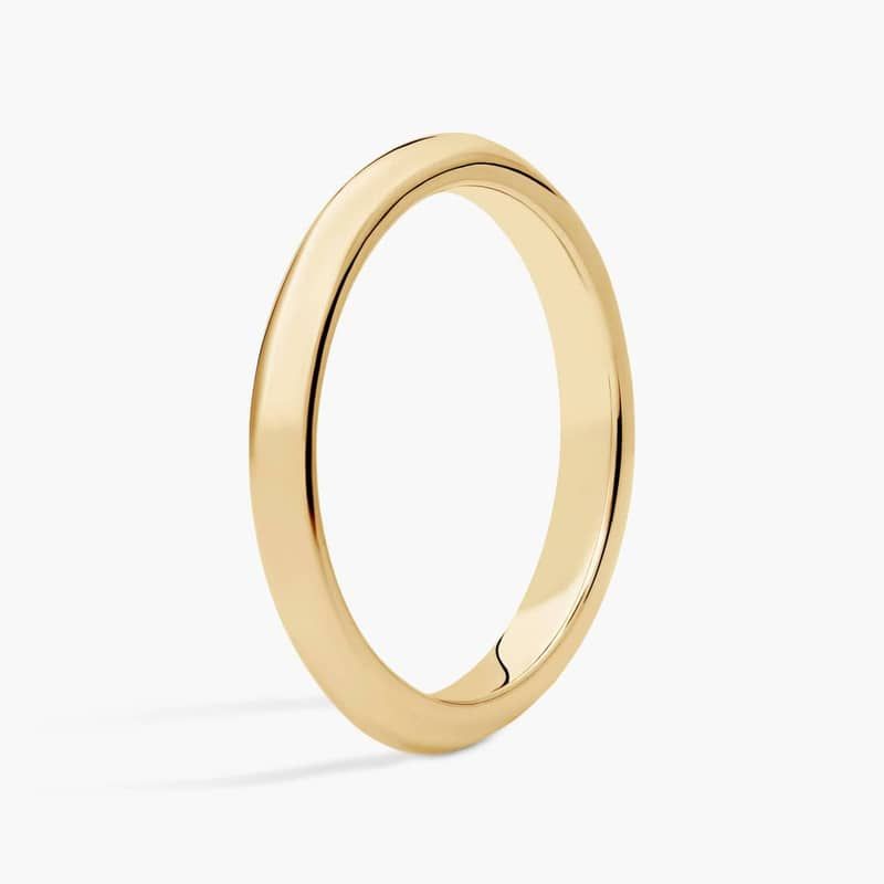 ZAC ZAC POSEN Knife-Edge Wedding Ring in 14k Yellow Gold