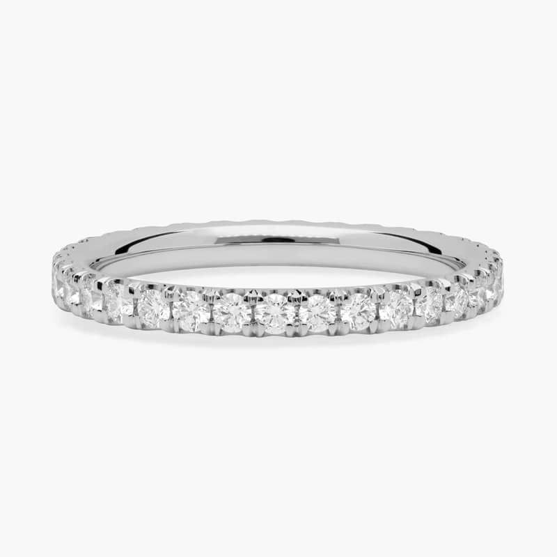 The Gallery Collection™ Pavé Diamond Eternity Ring in Platinum (5/8 ct. tw.)