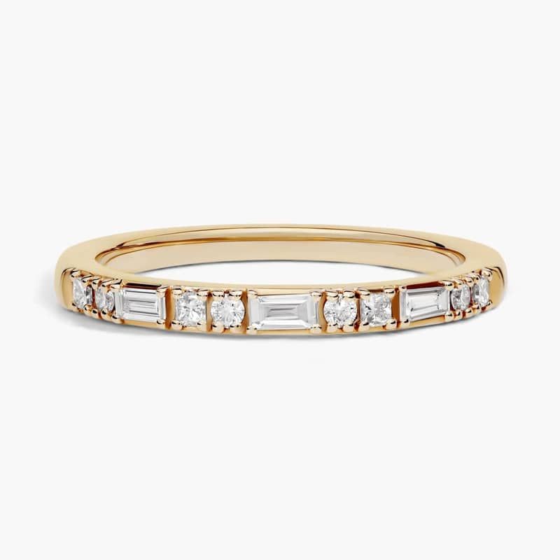 Dot Dash Diamond Ring in 14k Yellow Gold (1/4 ct. tw.)