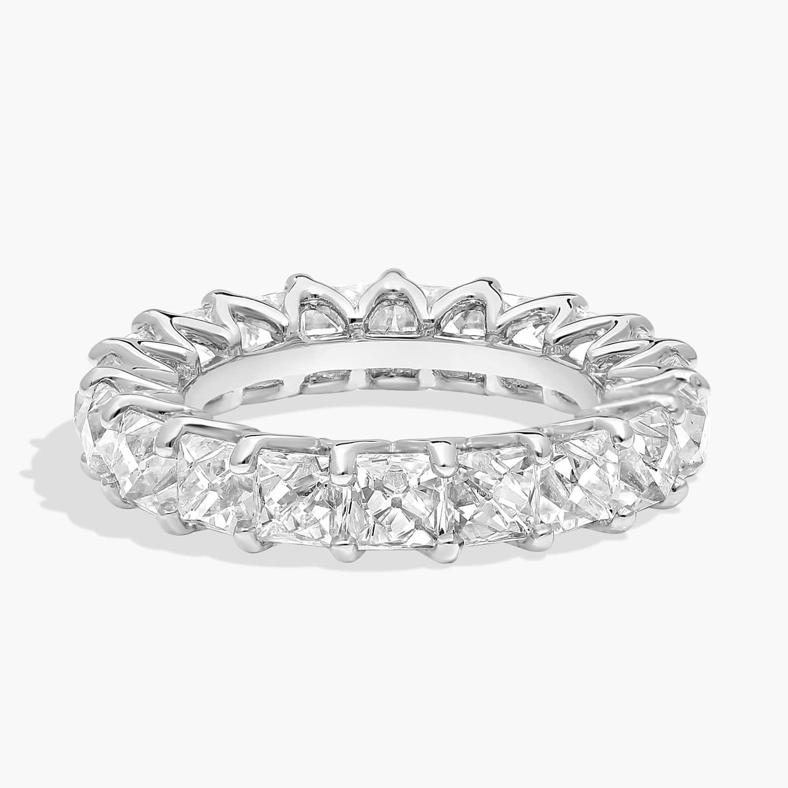 Blue Nile Studio French-Cut Diamond Eternity Ring in Platinum (5 ct. tw.)