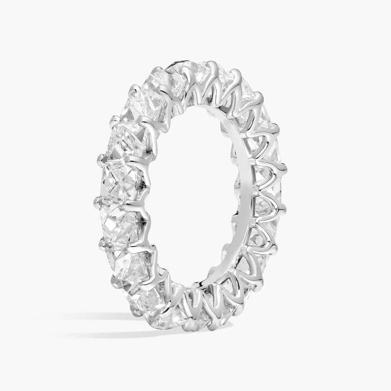 Blue Nile Studio French-Cut Diamond Eternity Ring in Platinum (5 ct. tw.)