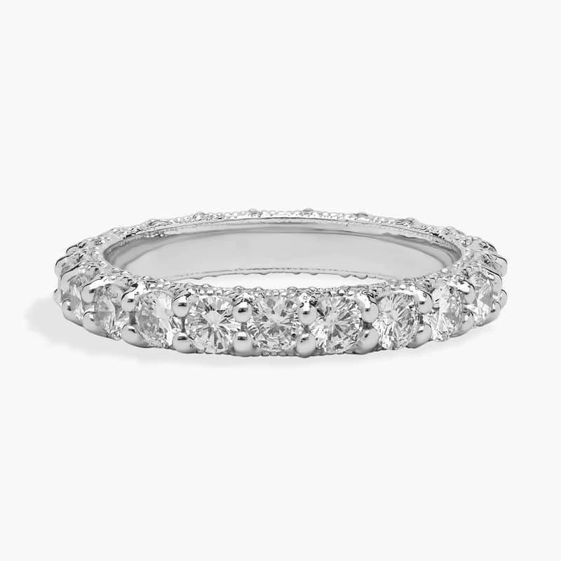 Bella Vaughan for Blue Nile Roma Diamond Wedding Ring in Platinum (1 5/8 ct. tw.) - G/VS2