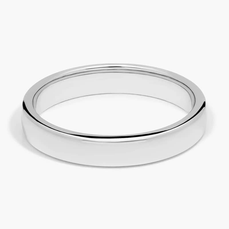 Skyline Comfort Fit Wedding Ring in Platinum (4mm)