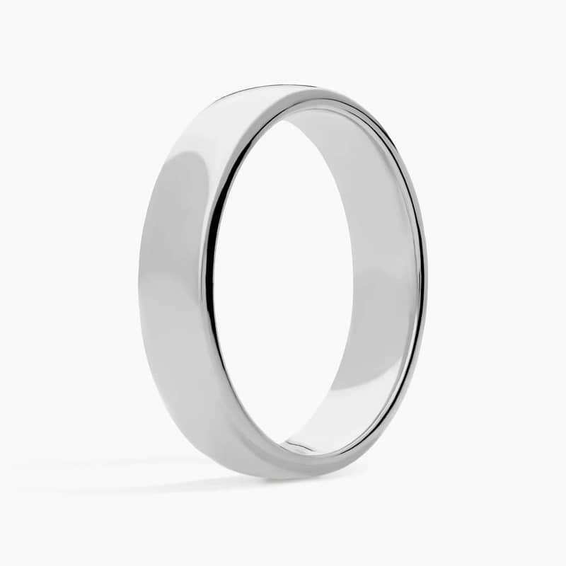 Skyline Comfort Fit Wedding Ring in Platinum (5mm)