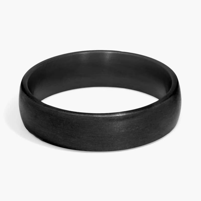 Satin Finished Ring in Tantalum (6mm)