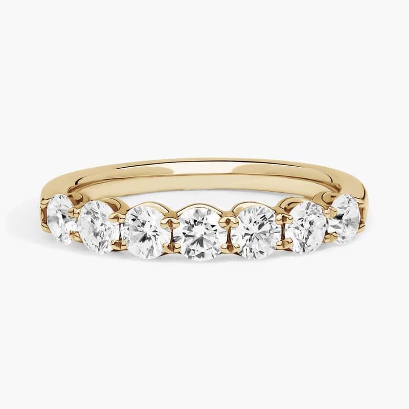 Selene 7-Stone Diamond Anniversary Ring in 14k Yellow Gold (1 ct. tw.)