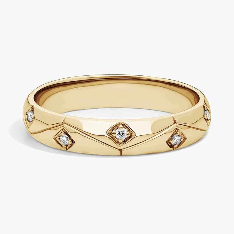 ZAC ZAC POSEN Starlight Ring in 14k Yellow Gold (4 mm, 1/10 ct. tw.)