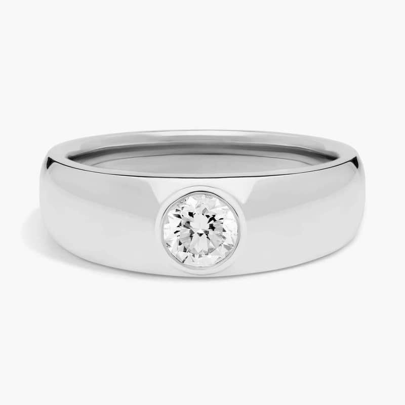 ZAC ZAC POSEN Single Round Diamond Ring in Platinum (7 mm, 3/4 ct. tw.)