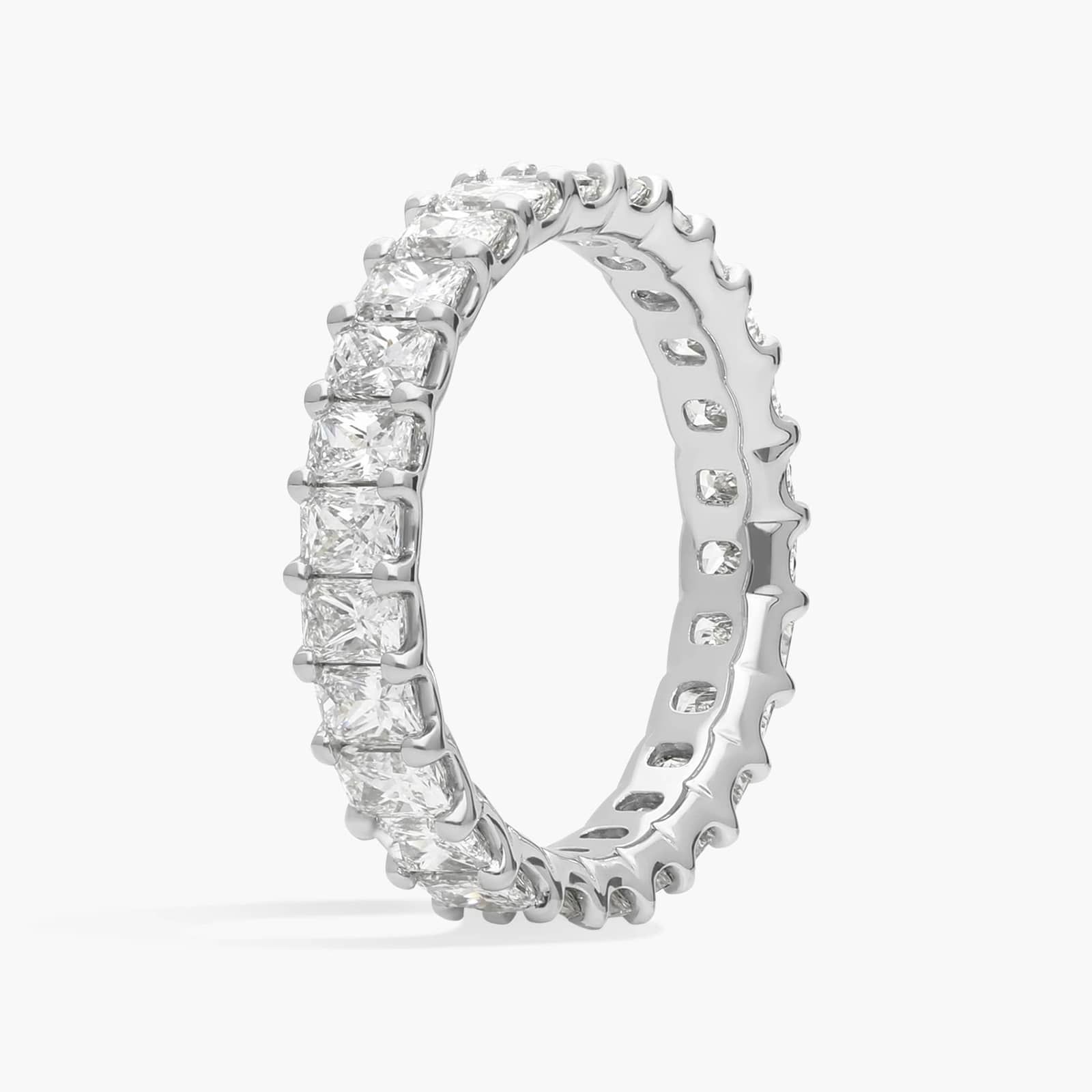 Radiant Cut Diamond Eternity Ring in Platinum (2 ct. tw.)