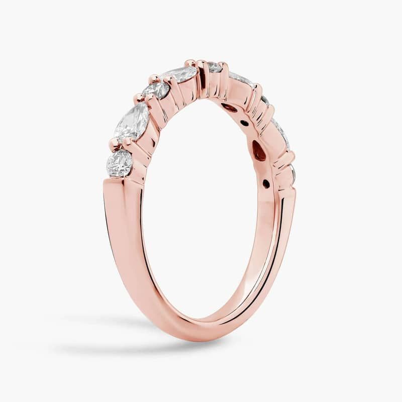 J'adore Le Jardin Diamond Wedding Ring in 18k Rose Gold (5/8 ct. tw.)