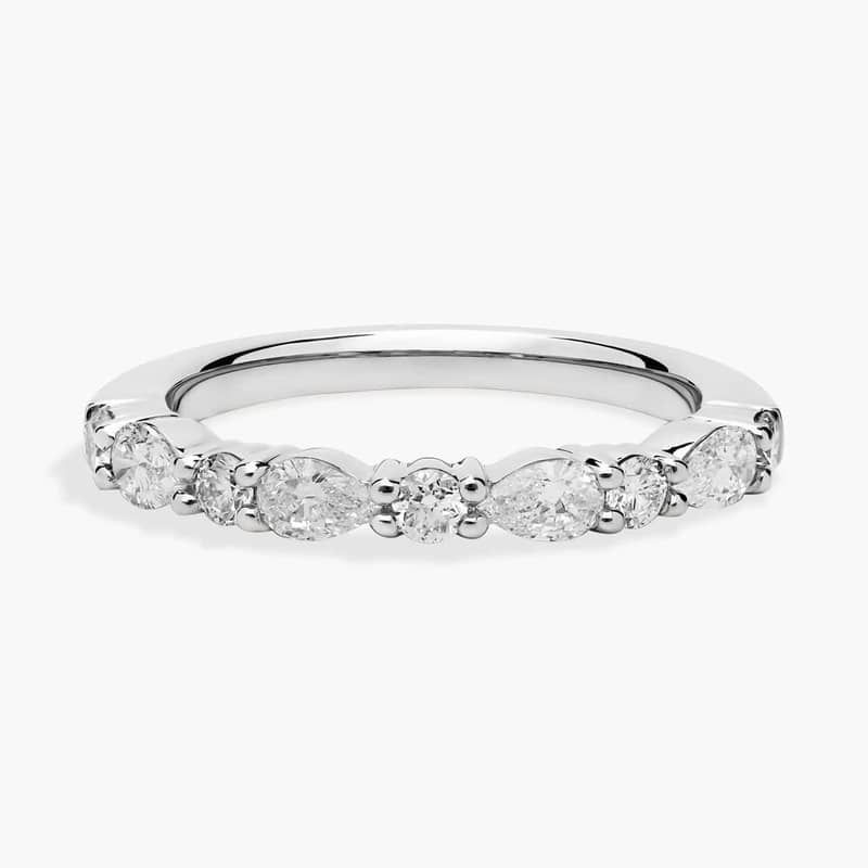 J'adore Le Jardin Diamond Wedding Ring in 14k White Gold (5/8 ct. tw.)