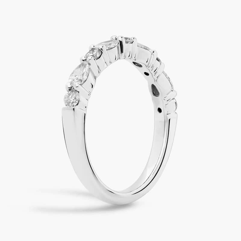 J'adore Le Jardin Diamond Wedding Ring in 14k White Gold (5/8 ct. tw.)