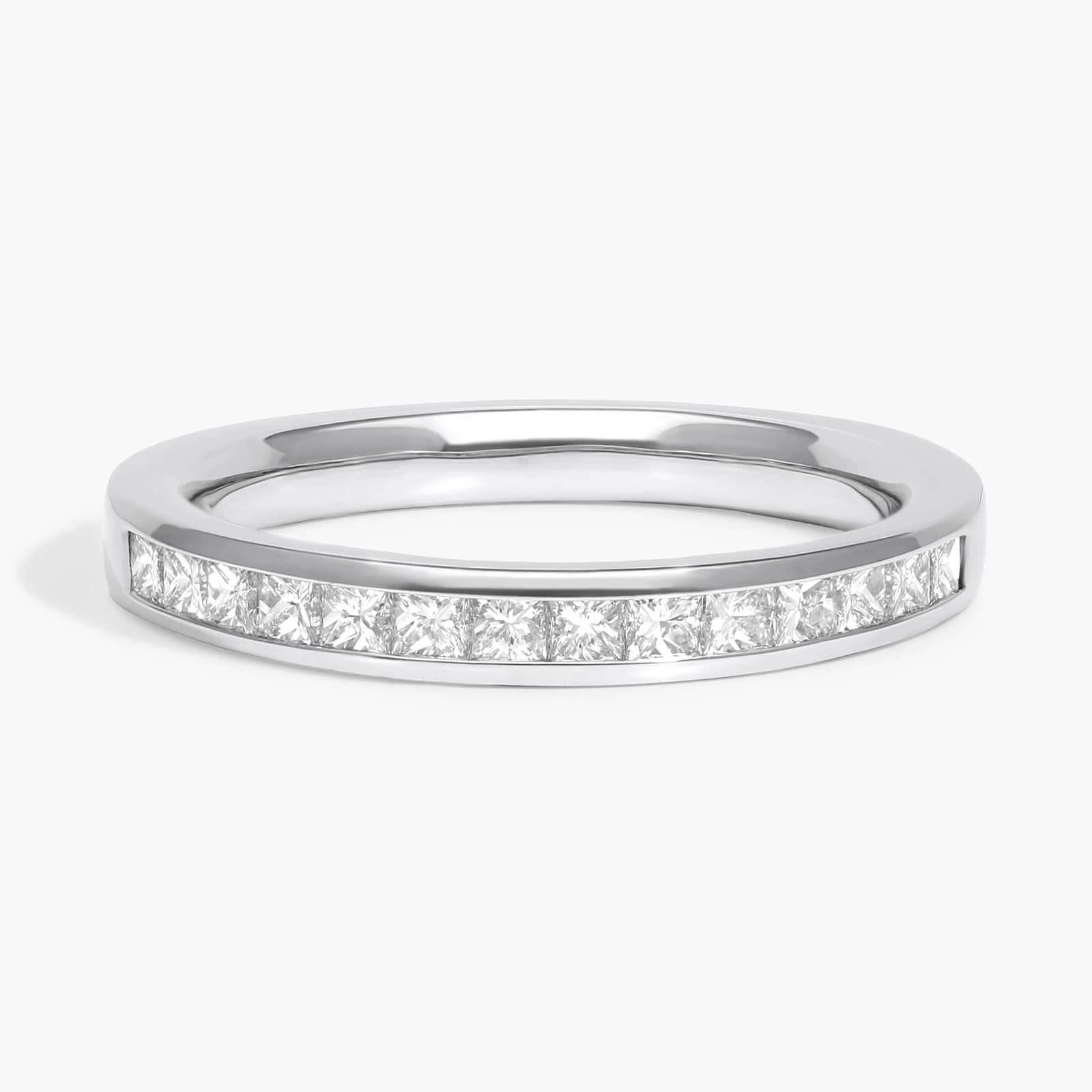 Channel-Set Princess-Cut Diamond Ring in Platinum (1/2 ct. tw.)