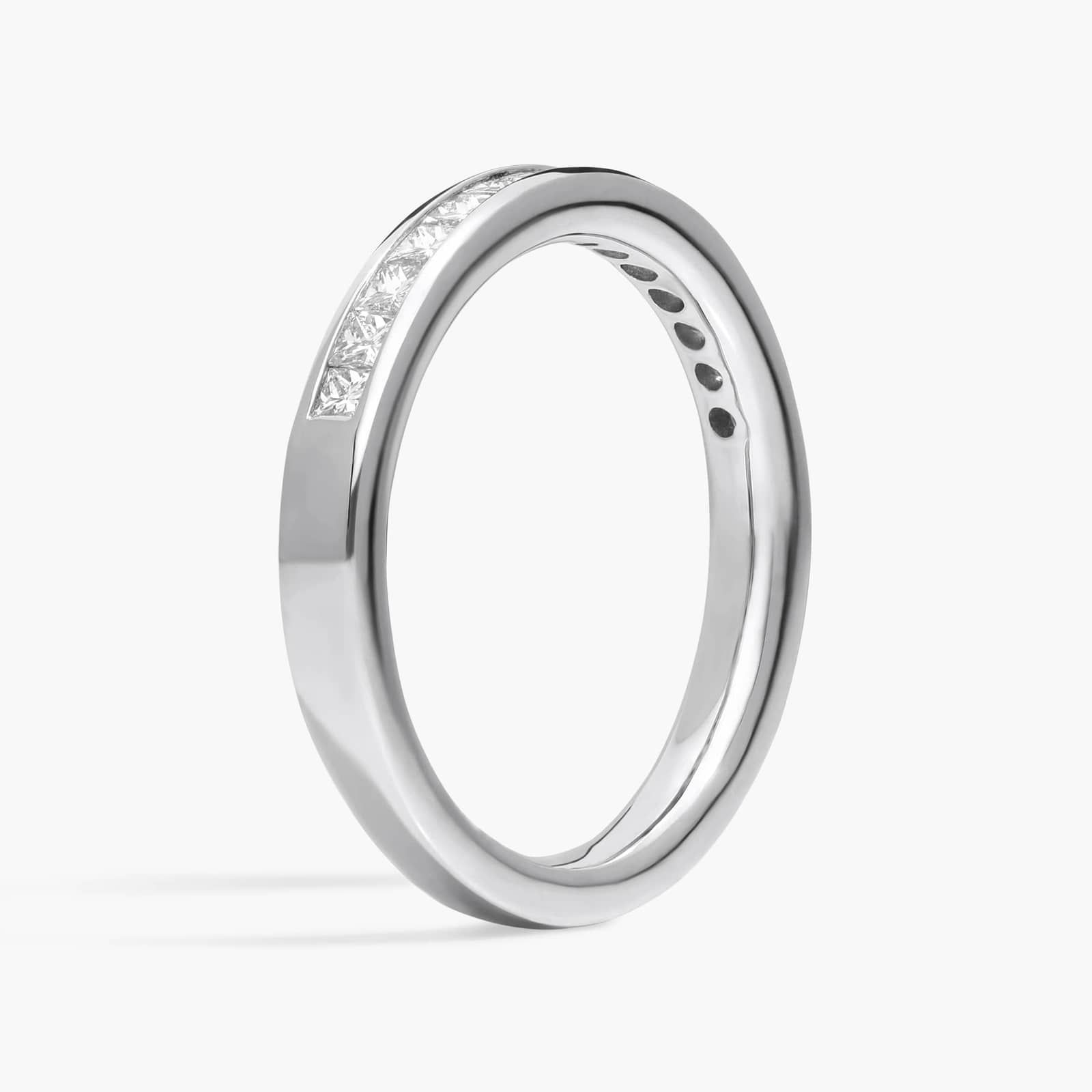 Channel-Set Princess-Cut Diamond Ring in Platinum (1/2 ct. tw.)