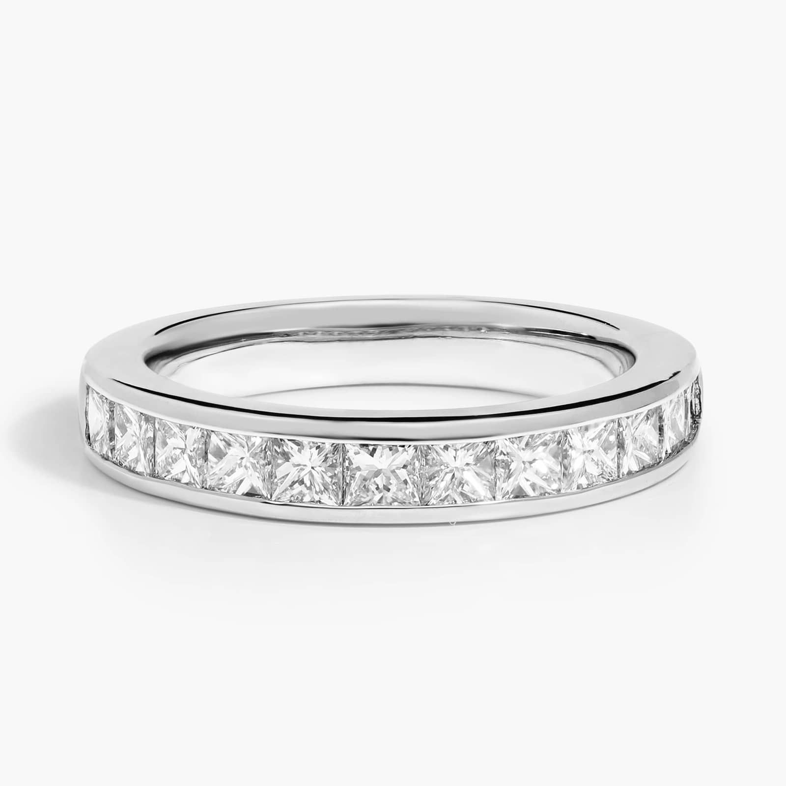 Channel-Set Princess-Cut Diamond Ring in Platinum  (1 ct. tw.)