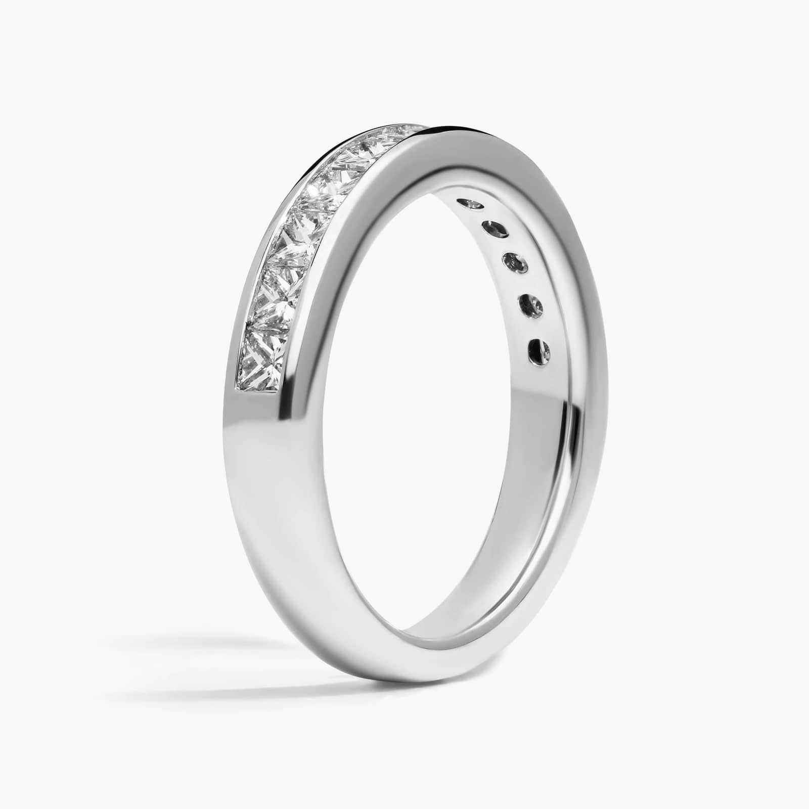 Channel-Set Princess-Cut Diamond Ring in Platinum (1 ct. tw.)