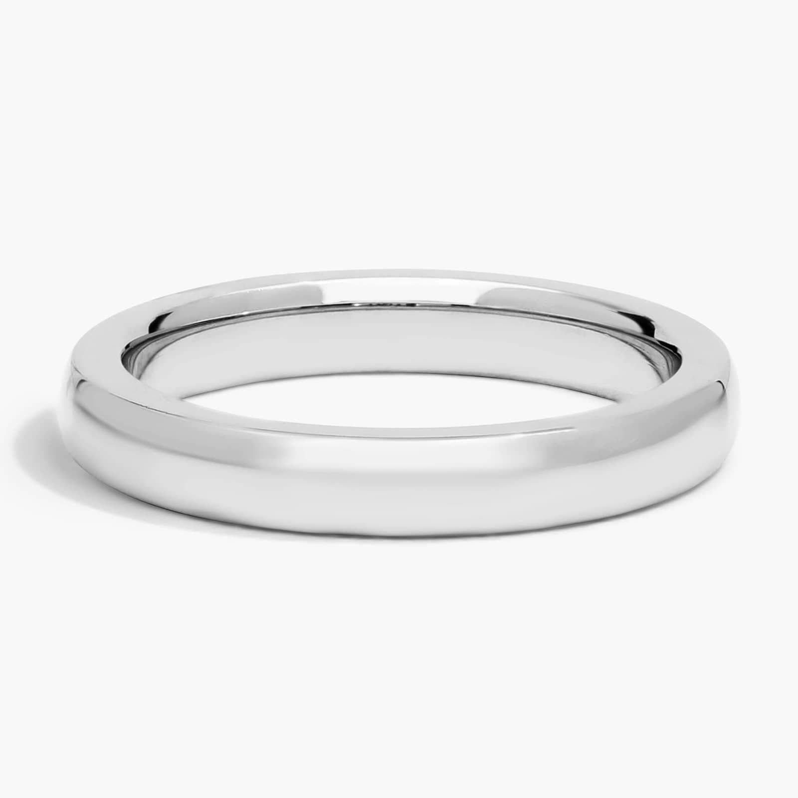 Comfort Fit Wedding Ring in Platinum (3mm)
