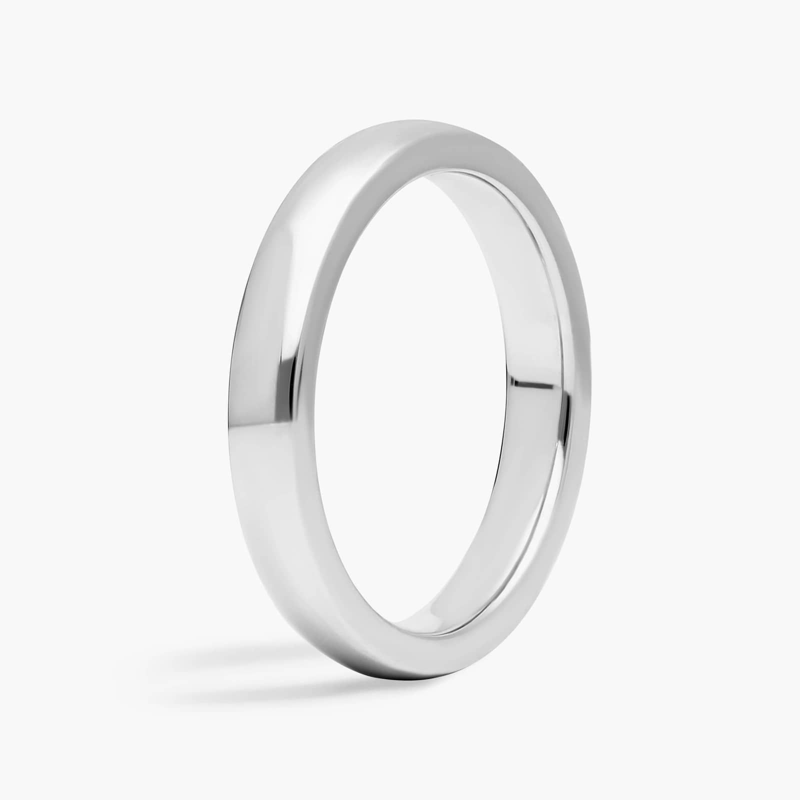 Comfort Fit Wedding Ring in Platinum (3mm)