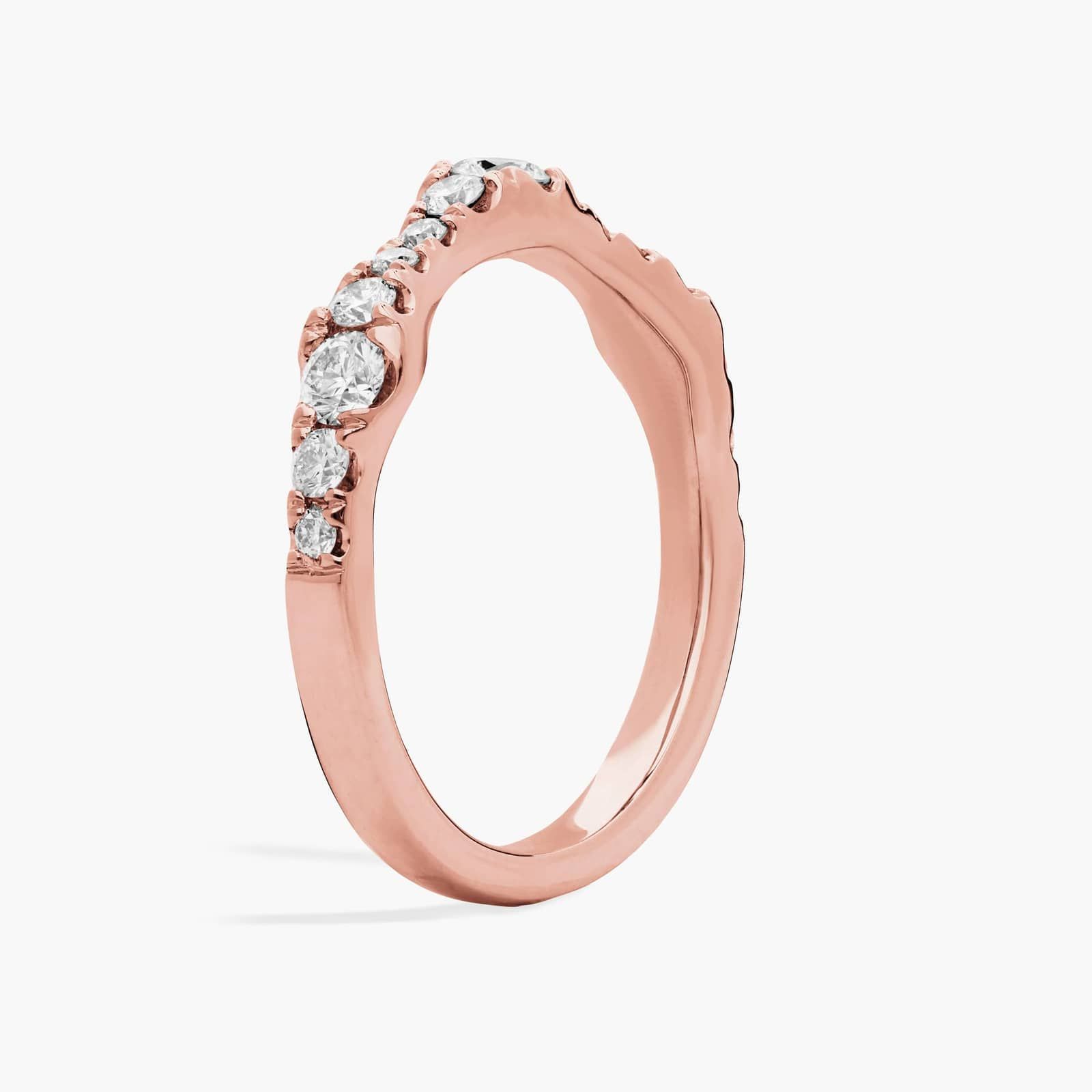 Pavé Composite Diamond Ring in 14K Rose Gold (1/2 Ct. Tw.)