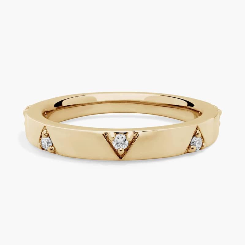Fashion Diamond Ring in 14K Yellow Gold (1/10 Ct. Tw.)