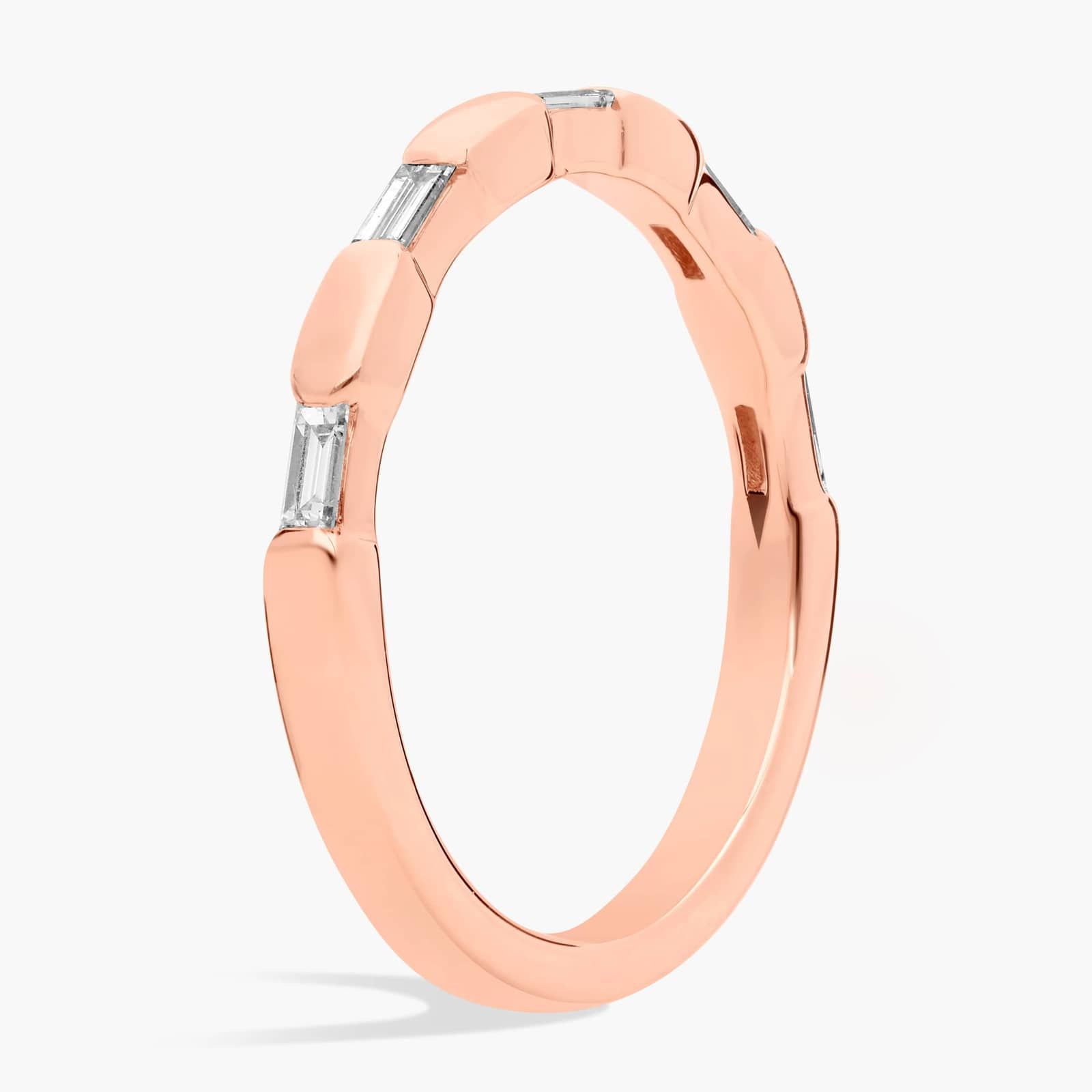Composite Diamond Fashion Ring in 14K Rose Gold (1/5 Ct. Tw.)