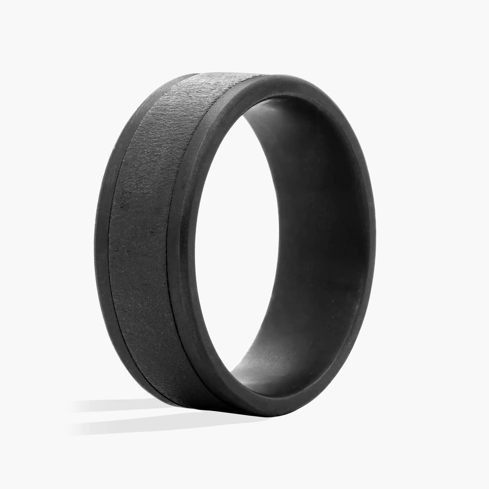 Wirebrush Finish Wedding Ring in Tantalum