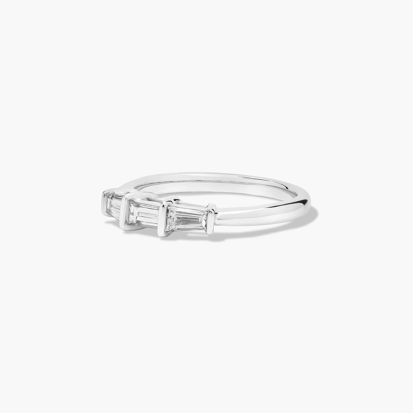 Tapered Baguette Wedding Ring With 0.33 CTW Diamonds In Platinum (2.00mm)
