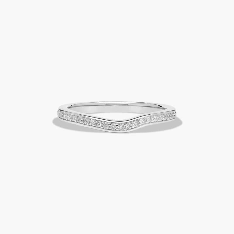 Bypass Wedding Ring In Platinum (2.00mm)