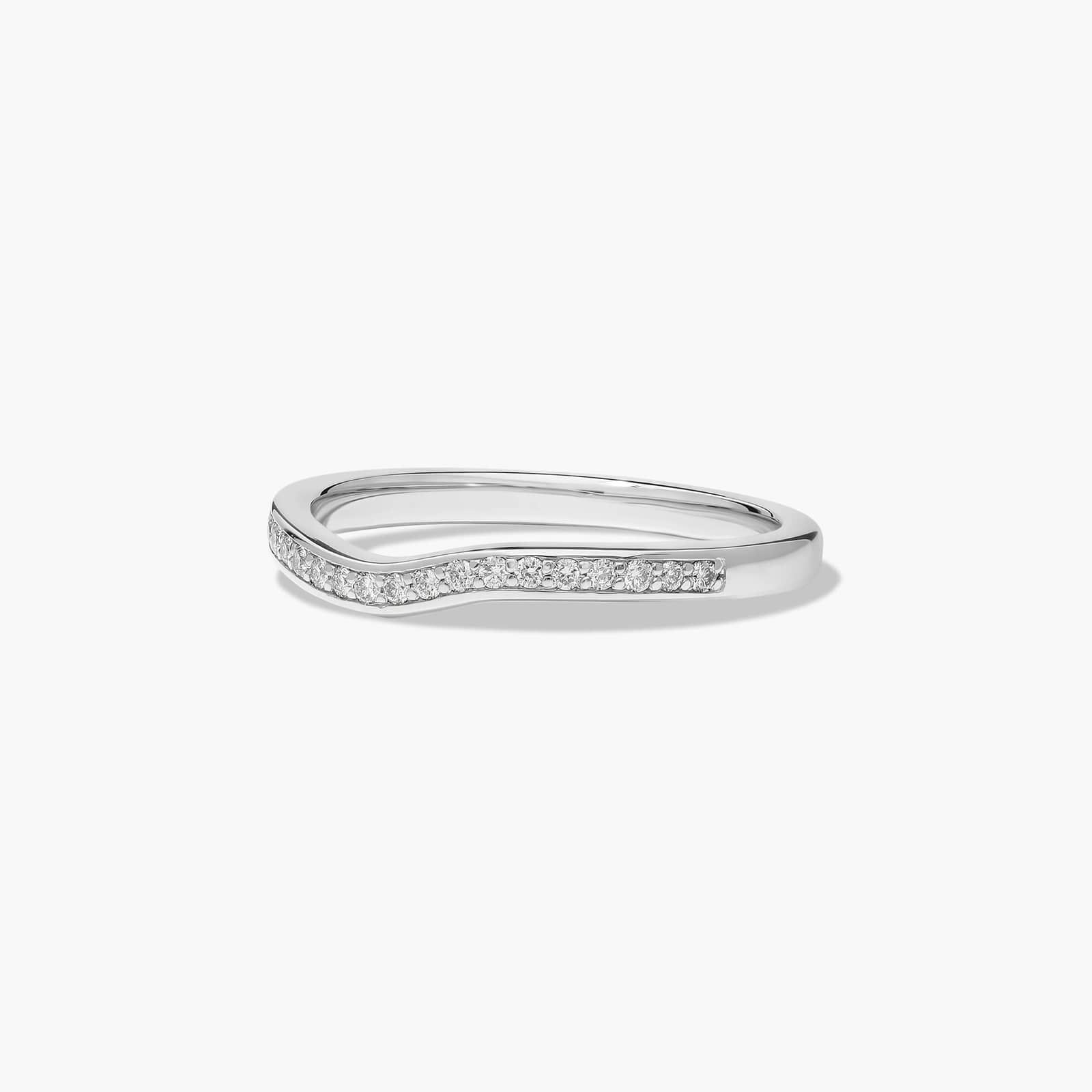 Bypass Wedding Ring In Platinum (2.00mm)