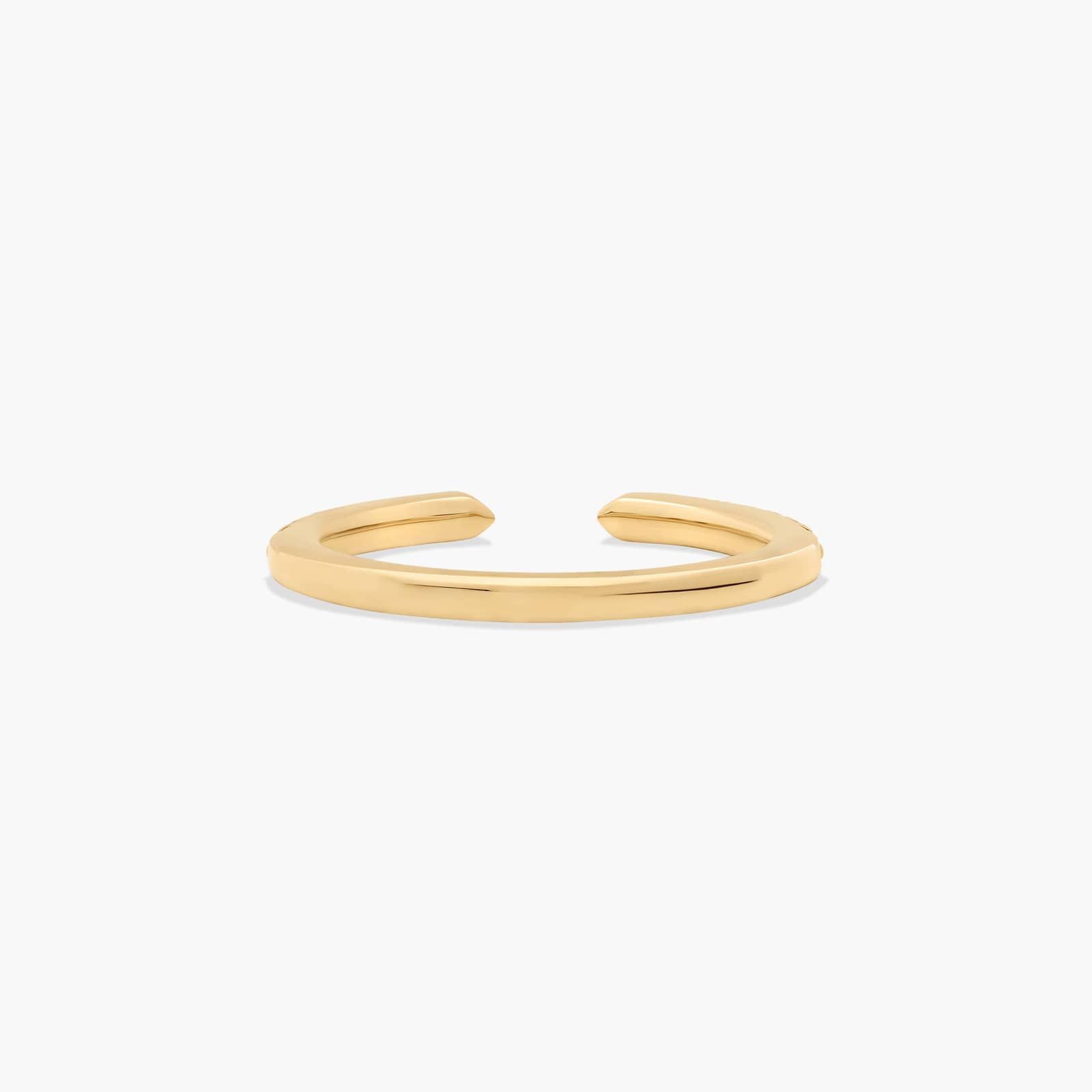 Open Diamond Wedding Ring In 18K Yellow Gold (1.50mm)