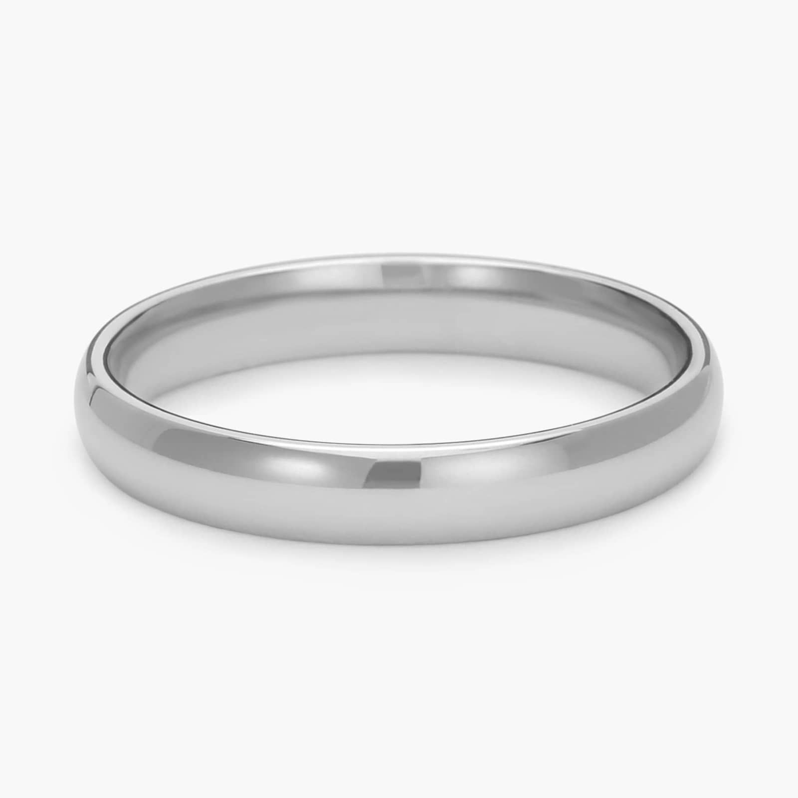 Mid-weight Comfort Fit Wedding Ring in Platinum (3mm)