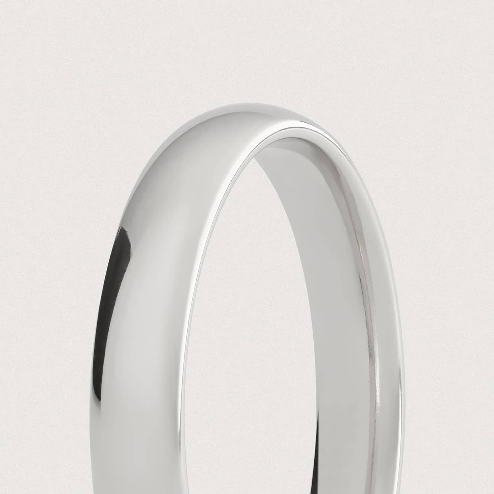 Mid-weight Comfort Fit Wedding Ring in Platinum (3mm)